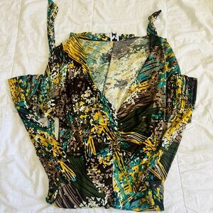 Missoni Multicolor Abstract Long Sleeve Dress